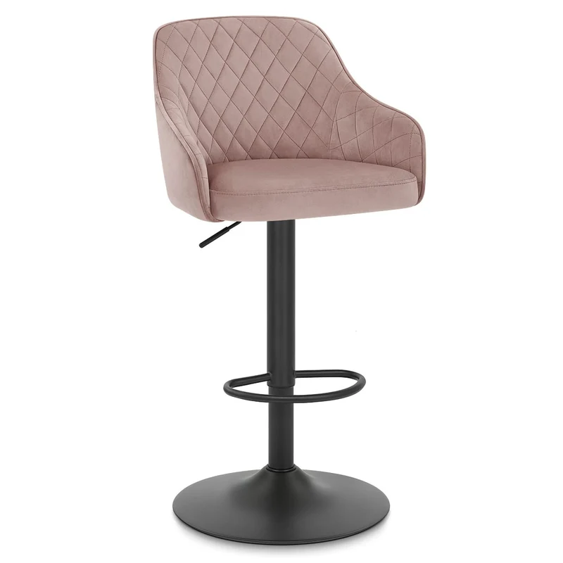 Tabouret Velours - Perth Rose