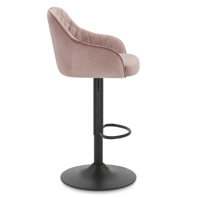 Tabouret Velours - Perth Rose