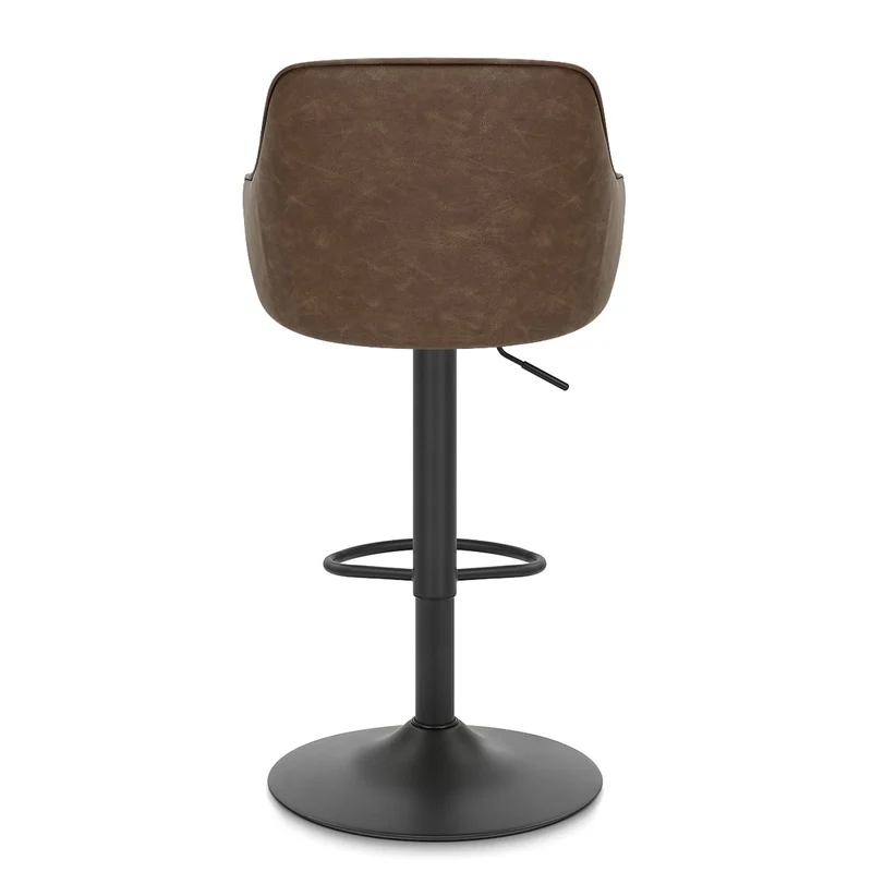 Tabouret Faux Cuir - Perth Marron