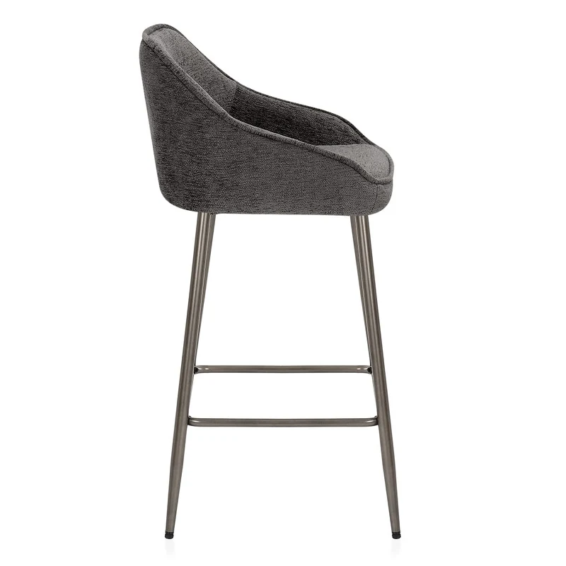 Tabouret Tissu - Cairns Gris Foncé