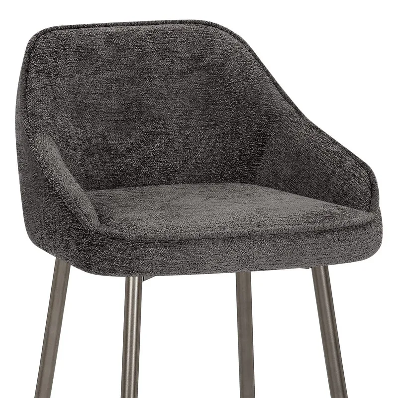 Tabouret Tissu - Cairns Gris Foncé