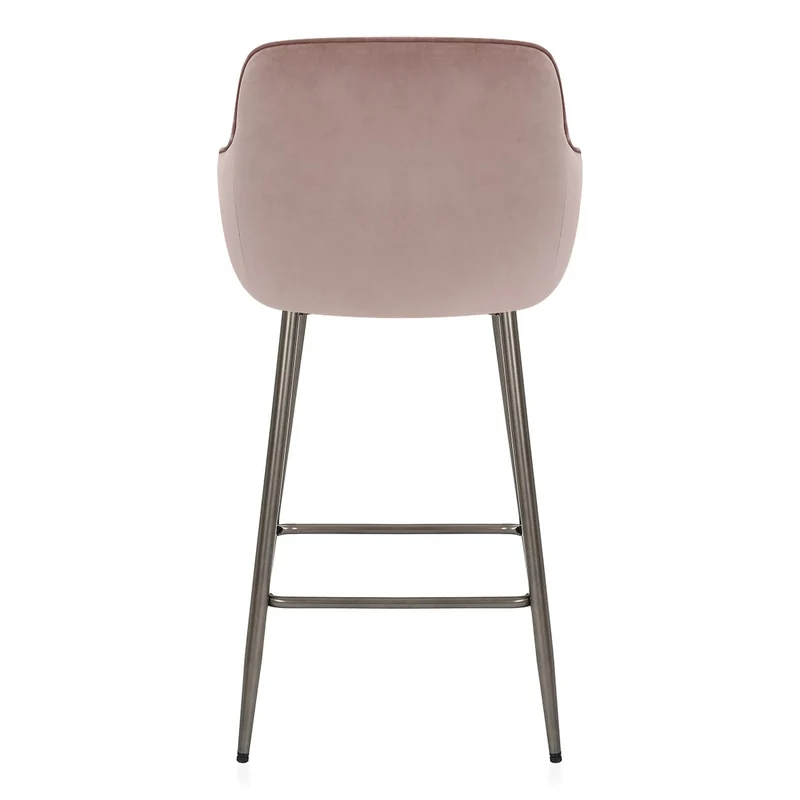 Tabouret de Bar Velours - Sydney Rose