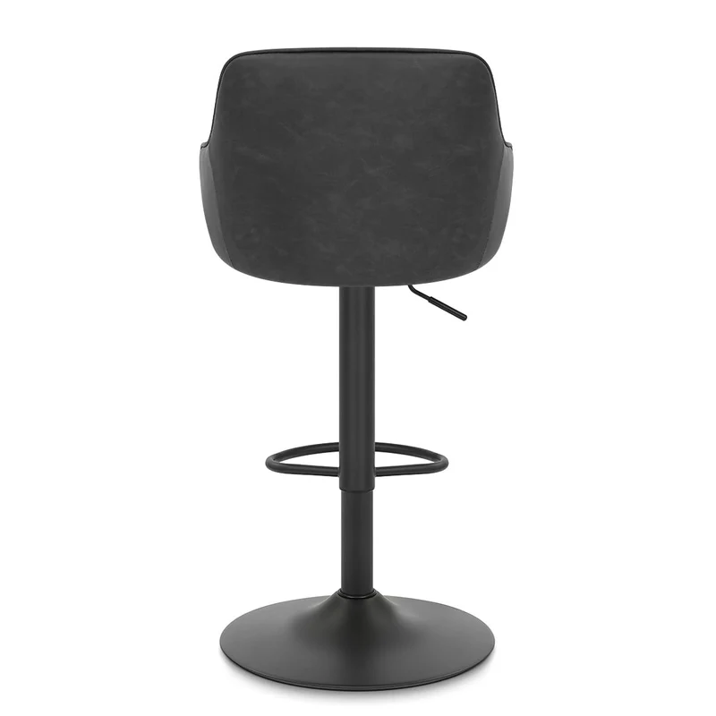 Tabouret Faux Cuir - Perth Noir