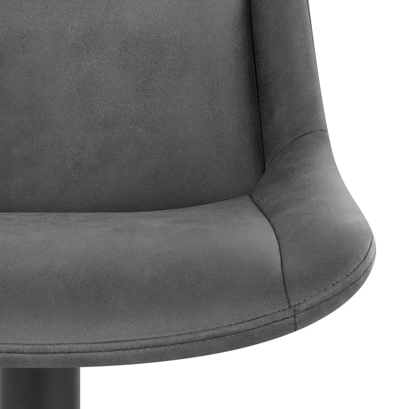 Tabouret de Bar Faux Cuir - Pablo Gris