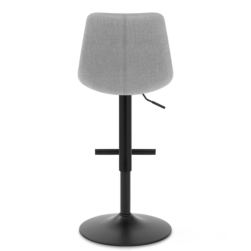 Tabouret de Bar Tissu - Lattice Gris