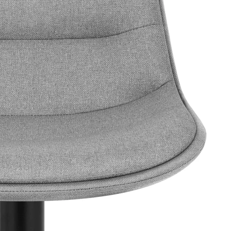 Tabouret de Bar Tissu - Lattice Gris