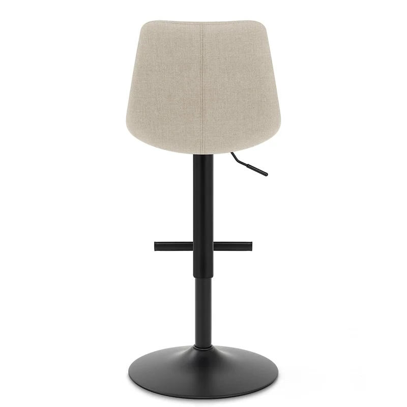 Tabouret de Bar Tissu - Lattice Crème