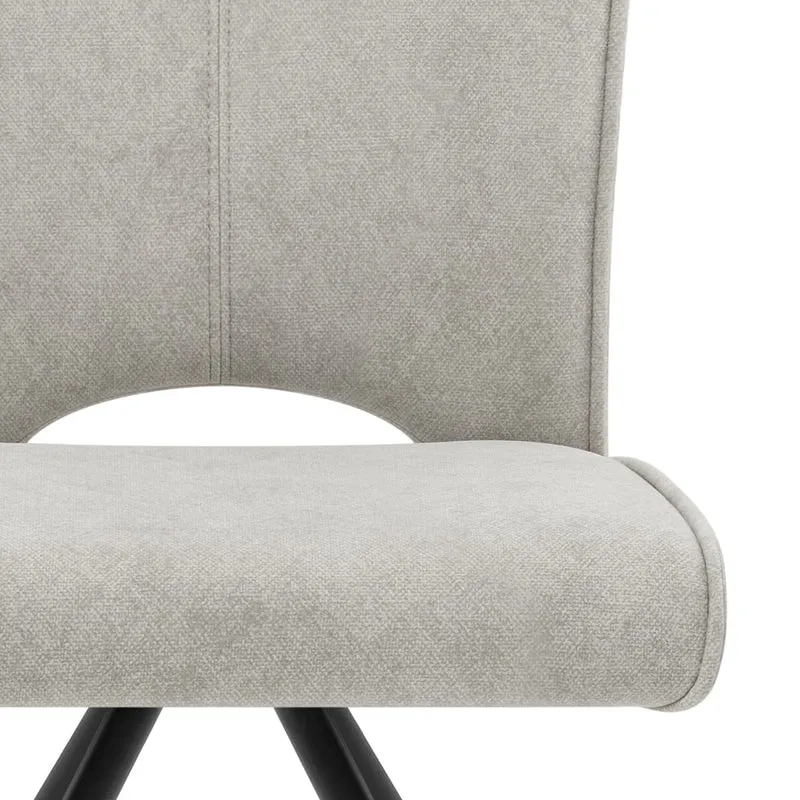 Chaise Tissu - Dexter Gris