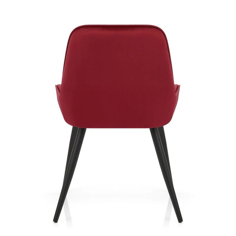 Chaise Velours - Mustang Rouge