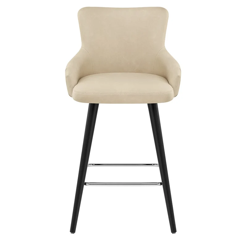 Tabouret Faux Cuir - Diablo Crème