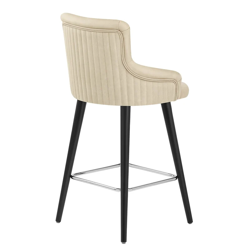 Tabouret Faux Cuir - Diablo Crème