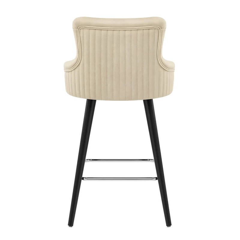 Tabouret Faux Cuir - Diablo Crème