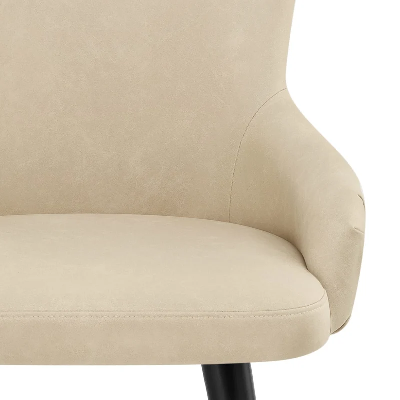 Tabouret Faux Cuir - Diablo Crème
