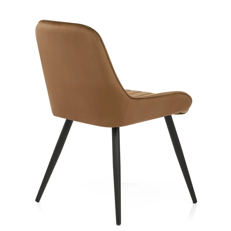 Chaise Velours - Mustang Marron