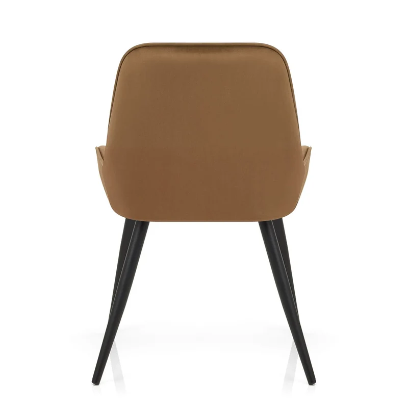Chaise Velours - Mustang Marron