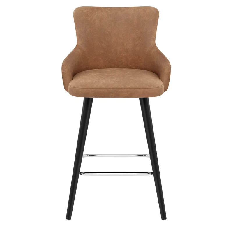 Tabouret Faux Cuir - Diablo Marron