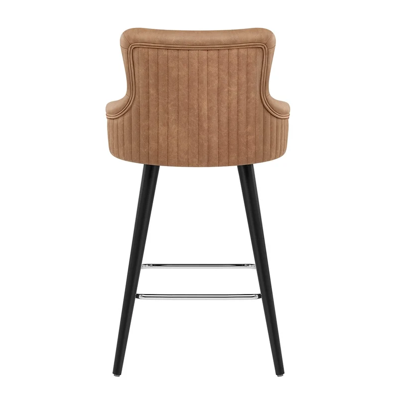 Tabouret Faux Cuir - Diablo Marron