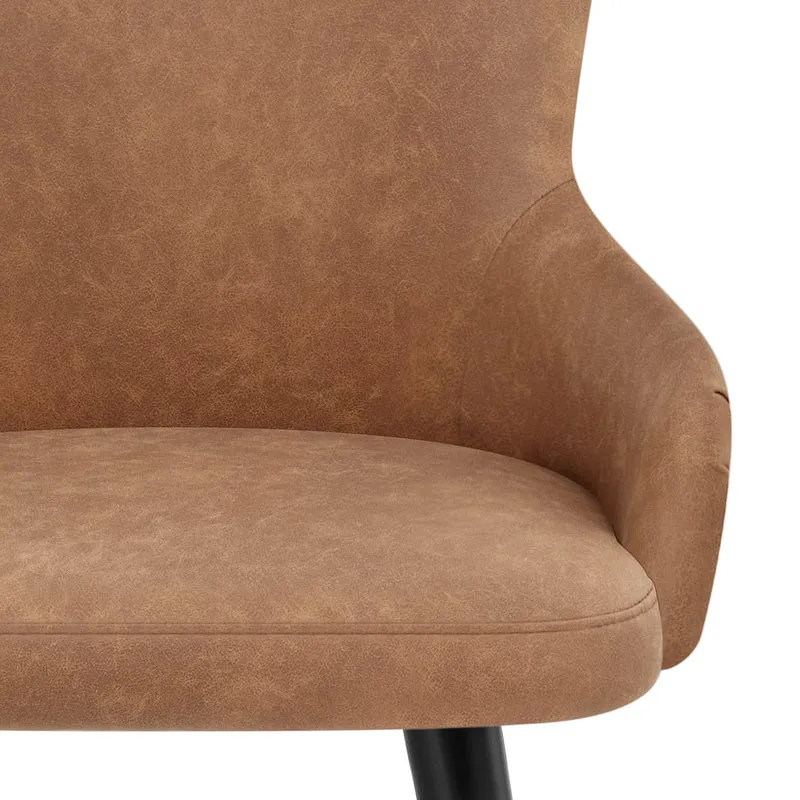 Tabouret Faux Cuir - Diablo Marron
