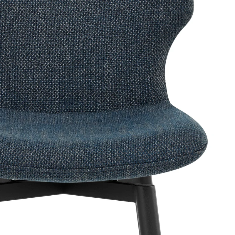 Tabouret de Bar Tissu - Elle Bleu