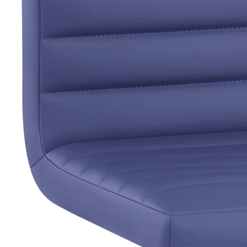 Chaise de Bar Faux Cuir Chrome - Mint Bleu