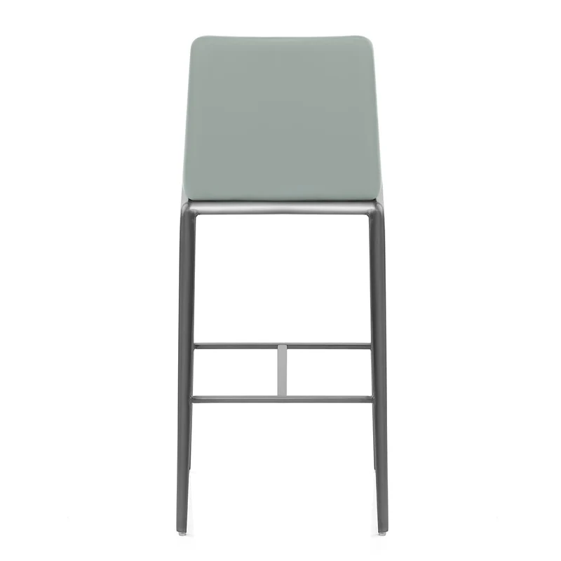 Tabouret de Bar Faux Cuir - Elise Bleu