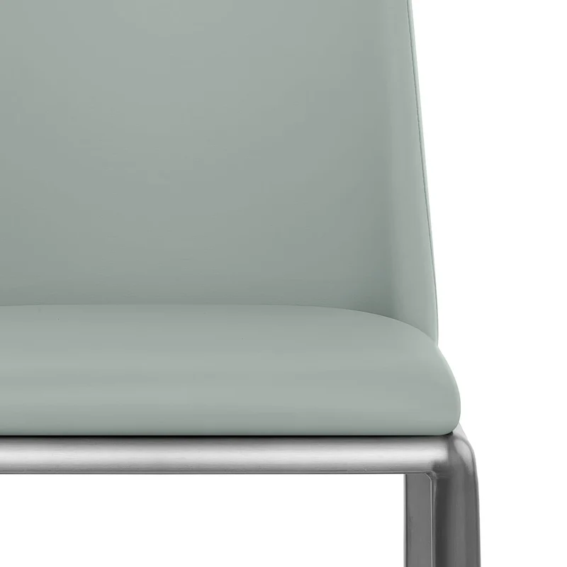 Tabouret de Bar Faux Cuir - Elise Bleu