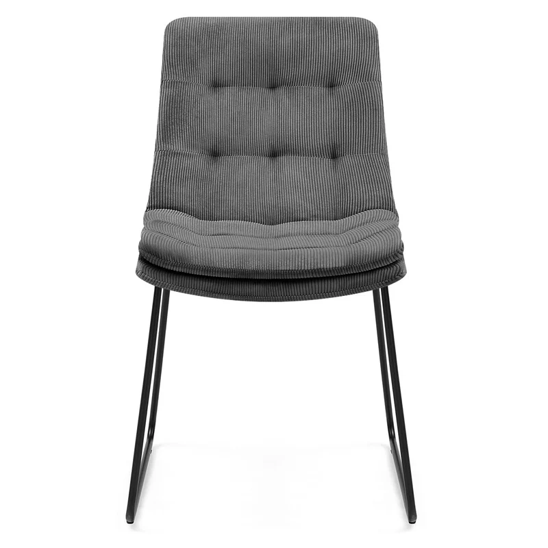 Chaise Tissu - Riva Gris Foncé