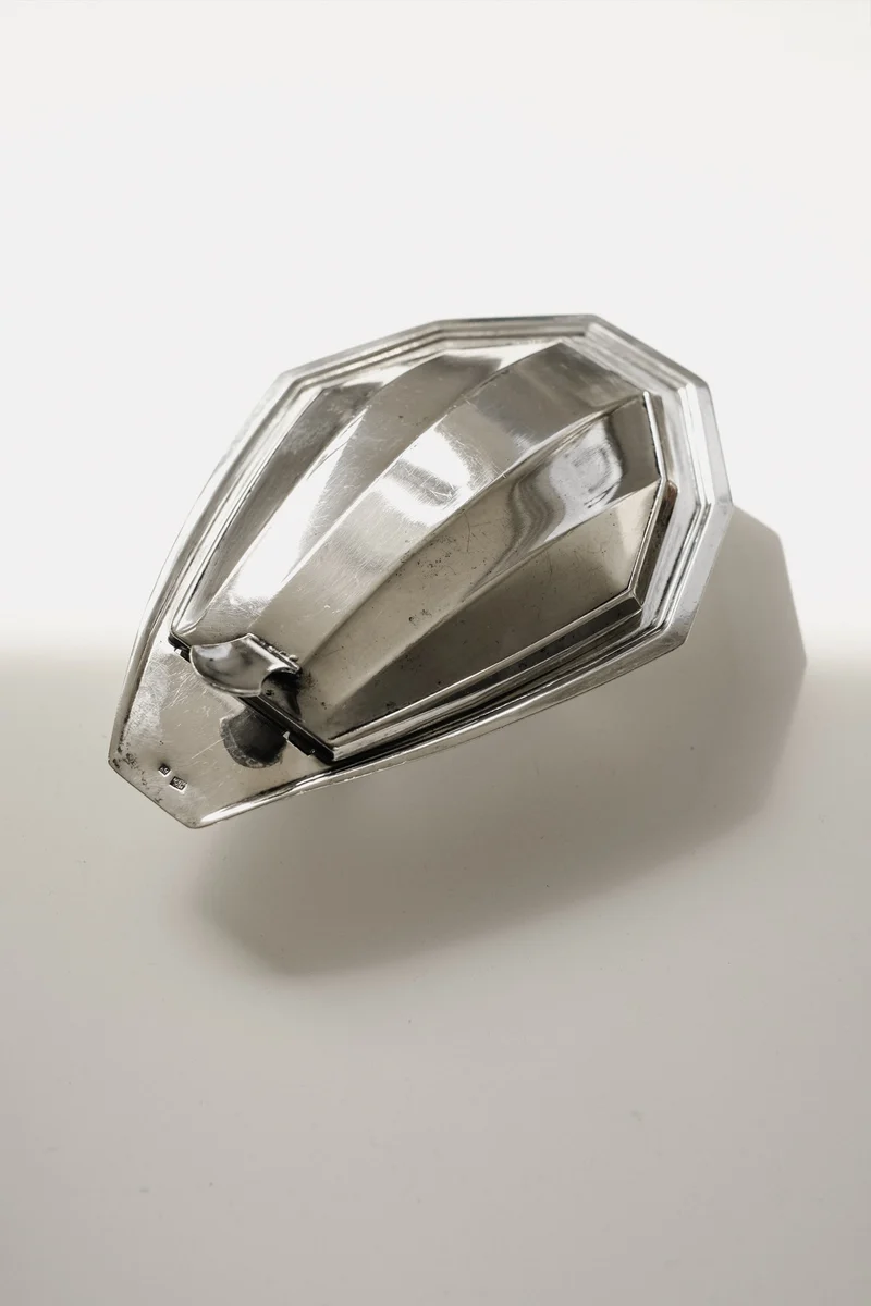 Vintage Silver-Plated Butter Dish
