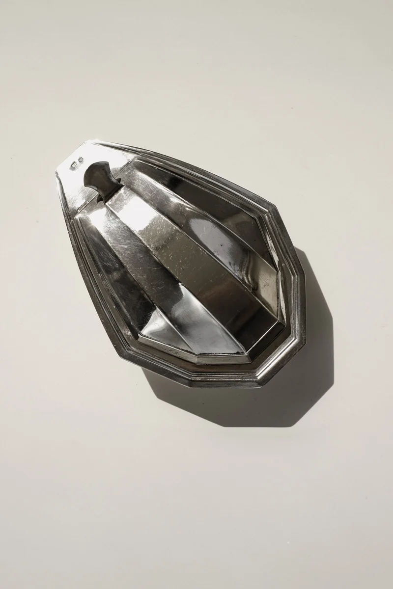 Vintage Silver-Plated Butter Dish