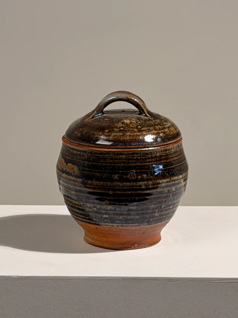 Covered Stoneware Pot, France, circa 1960