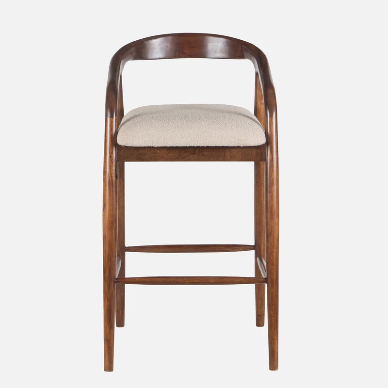 Chaise de Bar Noyer | Milo