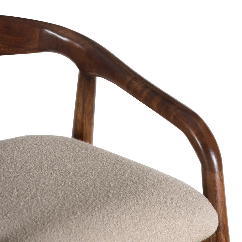 Chaise de Bar Noyer | Milo