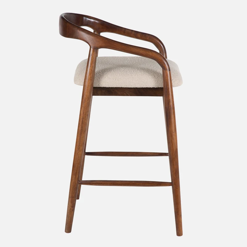 Chaise de Bar Noyer | Milo