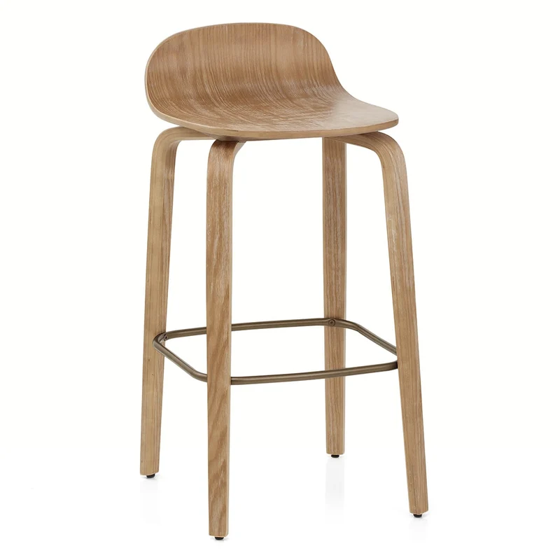 Tabouret de bar Bois Clair - Curve Bois