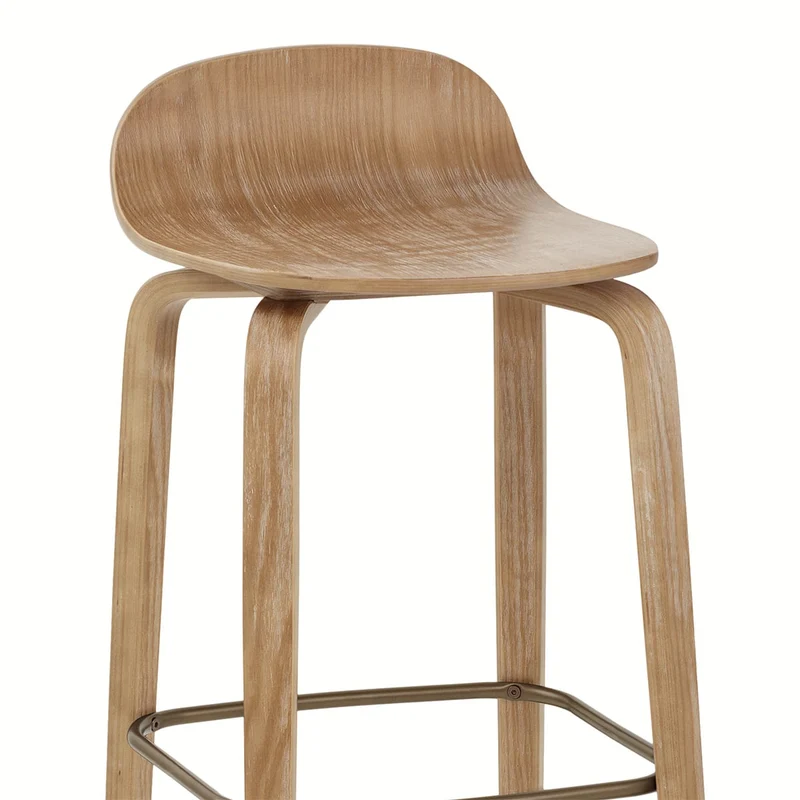 Tabouret de bar Bois Clair - Curve Bois