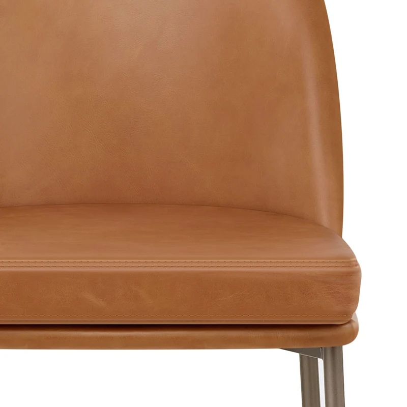 Tabouret Cuir Veritable - Cruz Marron