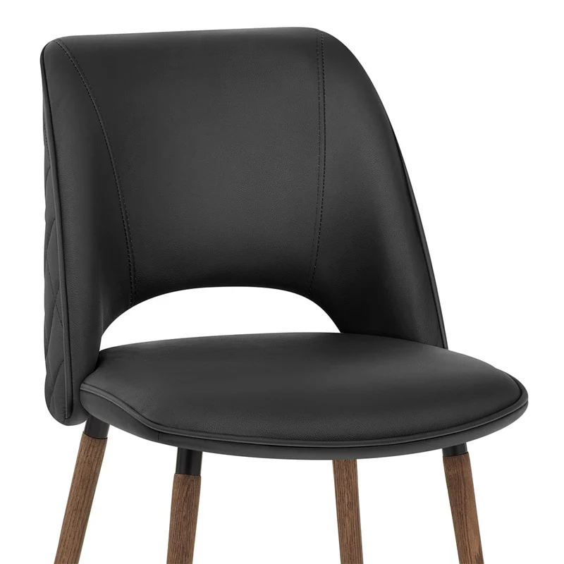 Chaise Cuir Véritable - Santo Noir