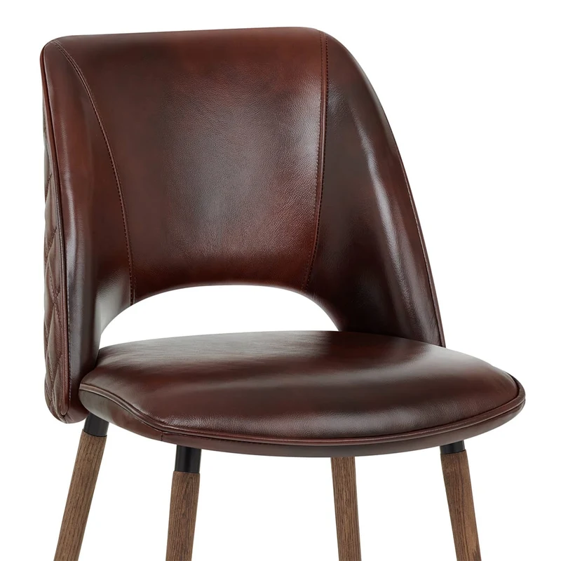 Chaise Cuir Véritable - Santo Marron