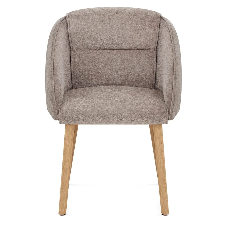 Chaise Bois Tissu - Asti Marron