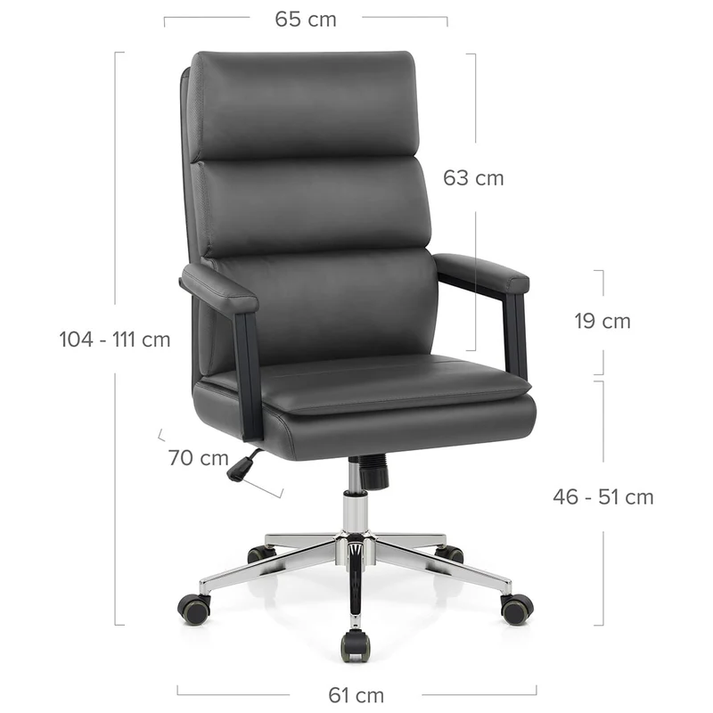 Chaise de Bureau - Toulon Gris