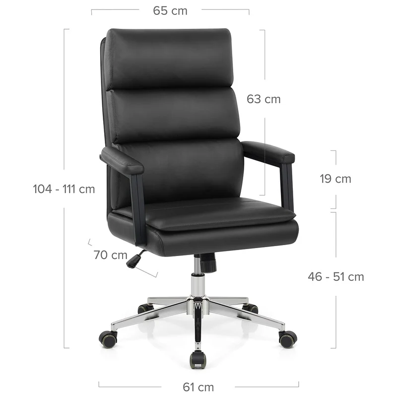 Chaise de Bureau - Toulon Noir