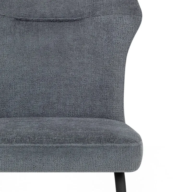 Tabouret de Bar Tissu - Troy Bleu