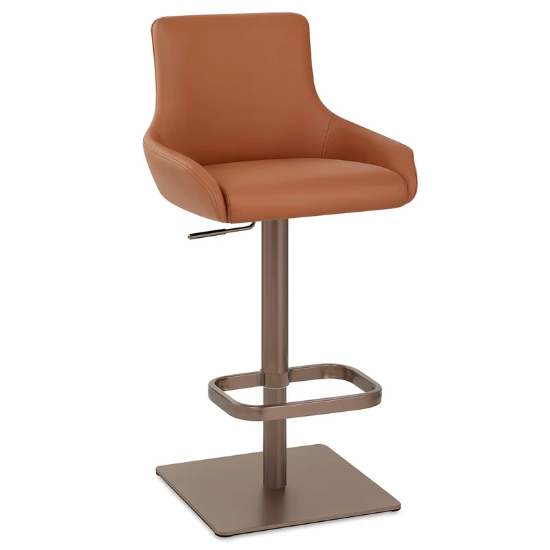 Tabouret de Bar Bronzé - Olivia Marron