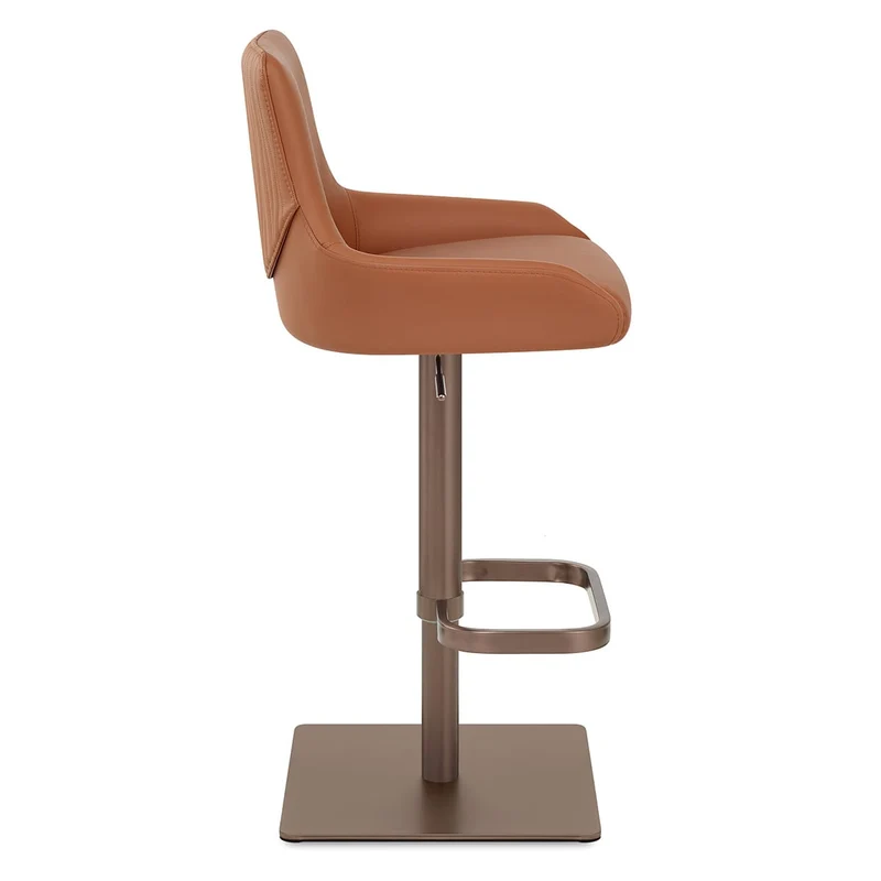 Tabouret de Bar Bronzé - Olivia Marron