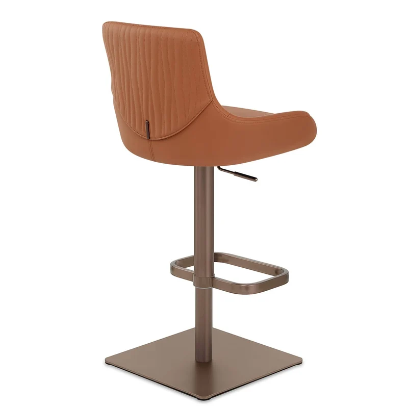Tabouret de Bar Bronzé - Olivia Marron