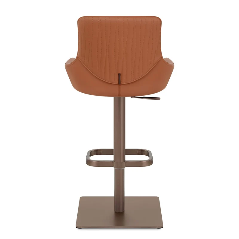 Tabouret de Bar Bronzé - Olivia Marron