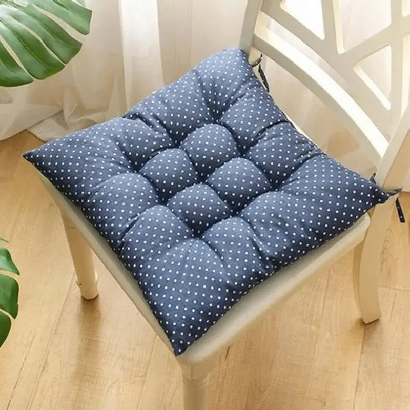 Galette de Chaise Bleue Marine