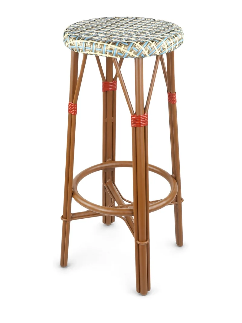 Tabouret haut rond Alu