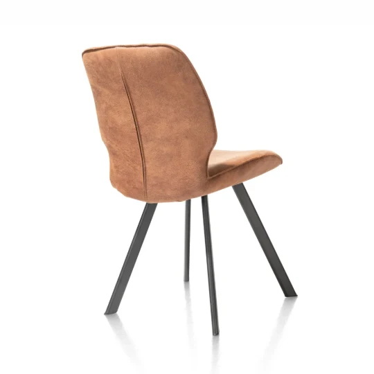 Chaise Cuir Cognac | Sasha