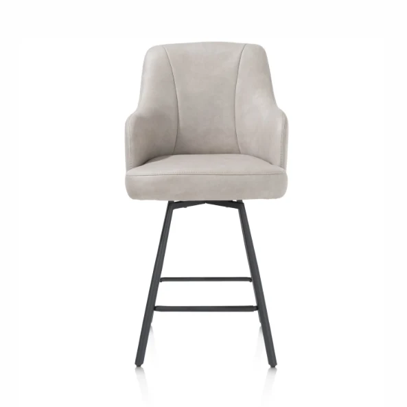 Chaise de bar gris clair | Eran
